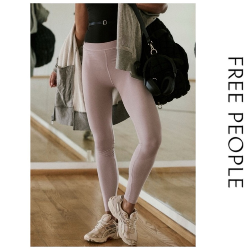 🔥NWTS-$80 FREE PEOPLE Beat Street Leggings High Rise Full Length Essential M/L